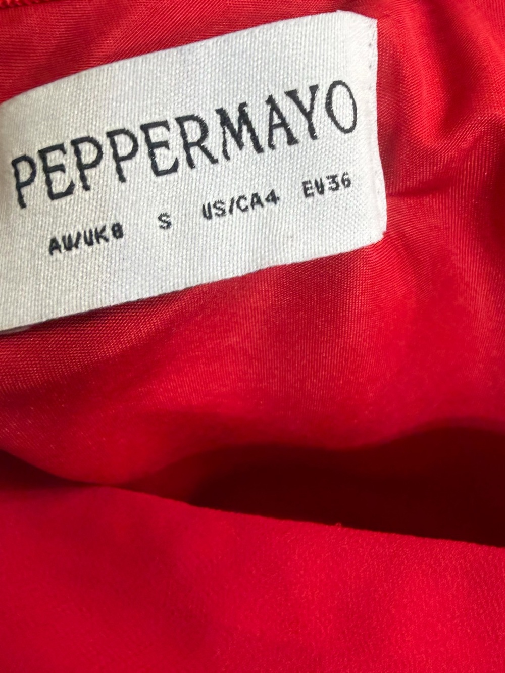 Peppermayo Red Strapless Choker Gown - Picture 6 of 7